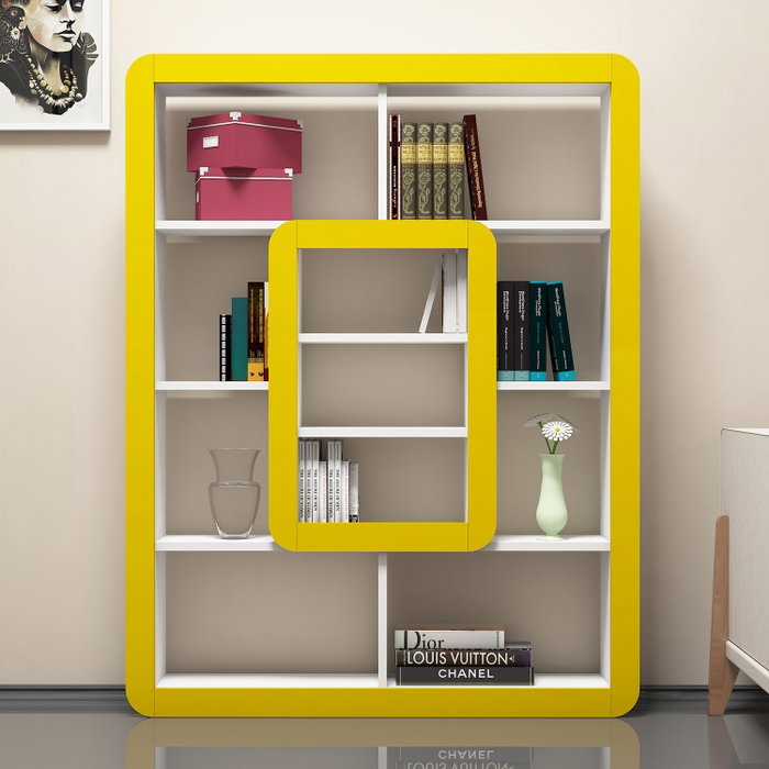 Hanah Home Orkide - Blanco y Amarillo